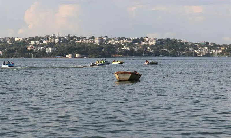 Packers and movers in Bhopal — the Upper Lake and city skyline