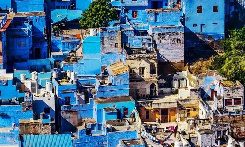 Packers and movers in Jodhpur — Mehrangarh Fort over the blue city