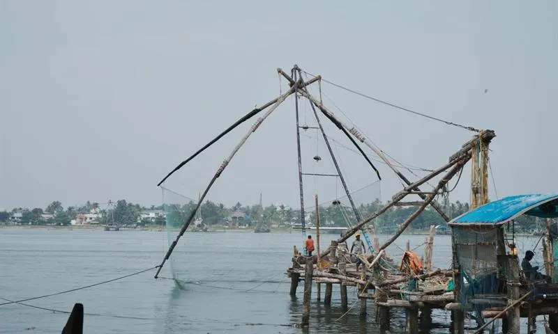 Packers and movers in Kochi — Chinese fishing nets at Fort Kochi
